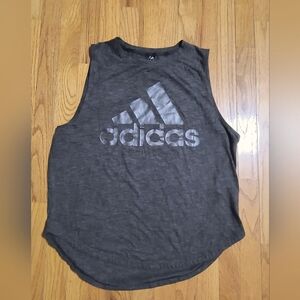 Adidas tank top, size medium, dark gray